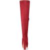 imageAllegra K Womens Platform Block Heel over Knee High BootsRed