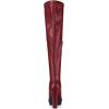 imageAllegra K Womens Platform Boots Chunky Heel Over Knee High BootsBurgundy