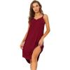 imageAllegra K Womens Lounge Valentines Day Pajama Dress Sleepwear Nightdress Spaghetti Strap Cami NightgownsRed