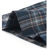 imageAllegra K Womens Plaid Pants Elastic Waist Casual Work Office Long TrousersDark Blue Beige