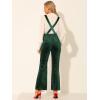 imageAllegra K Womens Velvet Wide Leg Retro Shiny Glitter Overalls Jumpsuits PantsGreen