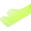 imageAllegra K 2 Pairs Flat Snow Yarn Shoelaces 25cm Wide Transparent Shoe Laces for SneakersFluorescent Green