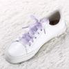 imageAllegra K 25cm Wide Flat Shoelaces for Women Gradient Color Organza Shoe Laces StringsPurple White