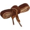 imageAllegra K Flat Velvet Shoelaces 06 Inches Wide Ribbon Shoe Laces Strings for Sneakers Shoes BootsBrown