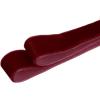 imageAllegra K Flat Velvet Shoelaces 06 Inches Wide Ribbon Shoe Laces Strings for Sneakers Shoes BootsWine Red