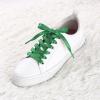 imageAllegra K Glitter Shiny Metallic Sparkling Shimmery Flat Sneakers Shoelace Shoe Laces StringsGreen