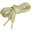 imageAllegra K Glitter Shiny Metallic Sparkling Shimmery Flat Sneakers Shoelace Shoe Laces StringsLight Gold