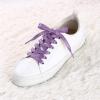 imageAllegra K Glitter Shiny Metallic Sparkling Shimmery Flat Sneakers Shoelace Shoe Laces StringsLight Purple