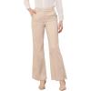 imageAllegra K Womens Bell Bottom 70s Long Pants High Waist Elegant Work TrousersApricot