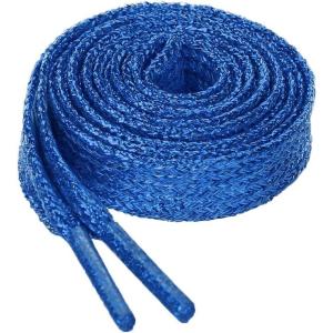 imageAllegra K Glitter Shiny Metallic Sparkling Shimmery Flat Sneakers Shoelace Shoe Laces StringsRoyal Blue