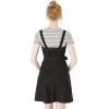 imageAllegra K Womens Classic Overall Dresses Adjustable Strap Pinafore Denim Jean DressBlack