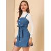 imageAllegra K Womens Classic Overall Dresses Adjustable Strap Pinafore Denim Jean DressBlue