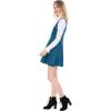 imageAllegra K Womens Halloween Button Decor Flared Hem Above Knee Dress Suspender SkirtAegean Blue