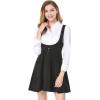 imageAllegra K Womens Halloween Button Decor Flared Hem Above Knee Dress Suspender SkirtBlack