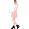 imageAllegra K Womens Halloween Button Decor Flared Hem Above Knee Dress Suspender SkirtPink