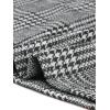 imageAllegra K Work Dresses for Womens Short Sleeve Vintage Houndstooth Plaid 2024 Formal Sheath DressBlack
