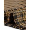 imageAllegra K Work Dresses for Womens Short Sleeve Vintage Houndstooth Plaid 2024 Formal Sheath DressBrown