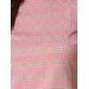 imageAllegra K Work Dresses for Womens Short Sleeve Vintage Houndstooth Plaid 2024 Formal Sheath DressPink