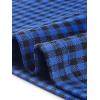 imageAllegra K Work Dresses for Womens Short Sleeve Vintage Houndstooth Plaid 2024 Formal Sheath DressRoyal Blue