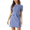 Blue Houndstooth