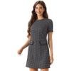 Gray Houndstooth