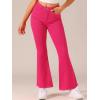 imageAllegra K Womens 70s Vintage Flare Jeans High Waist Stretch Christmas Denim Bell Bottoms JeansHot Pink