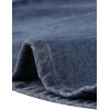 imageAllegra K Casual Denim Skirt for Womens High Waist Split Back Pockets Midi Jean SkirtsBlue