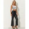 imageAllegra K Womens Metallic Sequin Crop Top Sparkle Glitter Sleeveless Party Club Tank TopSilver