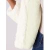 imageAllegra K Faux Fur Coats for Womens Fluffy Collar Cropped Winter Warm Outwear Casual JacketWhite