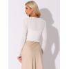 imageAllegra K Lightweight Bolero Shrug for Womens Sheer Textured Crop ShrugWhite