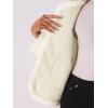 imageAllegra K Faux Fur Coats for Womens Casual Warm Overcoat Fluffy Winter Outerwear JacketWhite