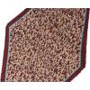 imageAllegra K Leopard Print Pleated Rhombus Scarf Neck Scarves Neckerchief for Women LadyWine Red