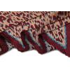 imageAllegra K Leopard Print Pleated Rhombus Scarf Neck Scarves Neckerchief for Women LadyWine Red