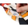 imageAllegra K Women Graffiti Polka Dot Stripe Scarf Neck Scarves Neckerchief Skinny Wrap HairbandOrange