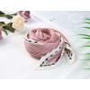 imageAllegra K Women Pleated Rhombus Rhombic Scarf Scarves Head Ribbon Bandana Solid ColorPink