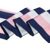 imageAllegra K Women Polka Dot Stripe Chain Print Long Skinny Scarf Neck Scarves Neckerchief HairbandNavy Blue Pink