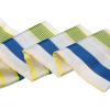 imageAllegra K Women Polka Dot Stripe Chain Print Long Skinny Scarf Neck Scarves Neckerchief HairbandYellow Blue