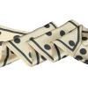 imageAllegra K Women Polka Dots Bevel Small Skinny Scarf Oblique Neck Scarves DoubleSided NeckerchiefBeige