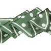 imageAllegra K Women Polka Dots Bevel Small Skinny Scarf Oblique Neck Scarves DoubleSided NeckerchiefGreen