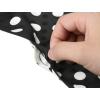 imageAllegra K Women Polka Dots Skinny Scarf Neck Scarves Double Sided Print Neckerchief HairbandBlack