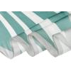 imageAllegra K Women Satin Rhombus Neck Scarf Stripe Print for Shirts Ponytail Neckerchief Bag Accessory for Summer BandanaGreen