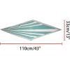 imageAllegra K Women Satin Rhombus Neck Scarf Stripe Print for Shirts Ponytail Neckerchief Bag Accessory for Summer BandanaGreen