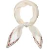 imageAllegra K Women Pleated Rhombus Rhombic Scarf Scarves Head Ribbon Bandana Solid ColorBeige