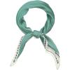 imageAllegra K Women Pleated Rhombus Rhombic Scarf Scarves Head Ribbon Bandana Solid ColorTeal