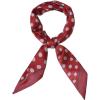 imageAllegra K Women Polka Dots Skinny Scarf Neck Scarves Double Sided Print Neckerchief HairbandRose Red