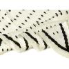 imageAllegra K 50s Pleated Neck Scarf for Women Rhombus Handkerchief Polka Dots Bandana Hair Wraps HeadbandsBeige