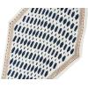 imageAllegra K 50s Pleated Neck Scarf for Women Rhombus Handkerchief Polka Dots Bandana Hair Wraps HeadbandsNavy Blue Dot