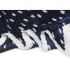 imageAllegra K 50s Pleated Neck Scarf for Women Rhombus Handkerchief Polka Dots Bandana Hair Wraps HeadbandsNavy Blue White