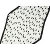 imageAllegra K 50s Pleated Neck Scarf for Women Rhombus Handkerchief Polka Dots Bandana Hair Wraps HeadbandsWhite Black