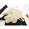 imageAllegra K Fluffy Faux Fur Collar Scarf Rabbit Ears Plush Neck Wrap Winter Warmer for WomenBeige